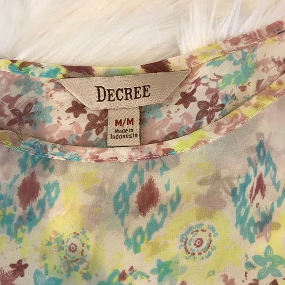 Decree medium loose fit sheer crop top - Picture 3 of 6